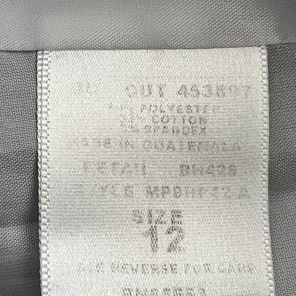 Napa Studio Button Jacket Size 12 Blue Check Embroidered Accents Lined 90s Vtg - Picture 7 of 10